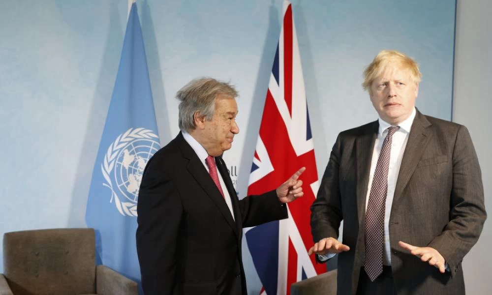 G7: Γκουτέρες-Τζονσον τα ''είπαν'' για το Κυπριακό